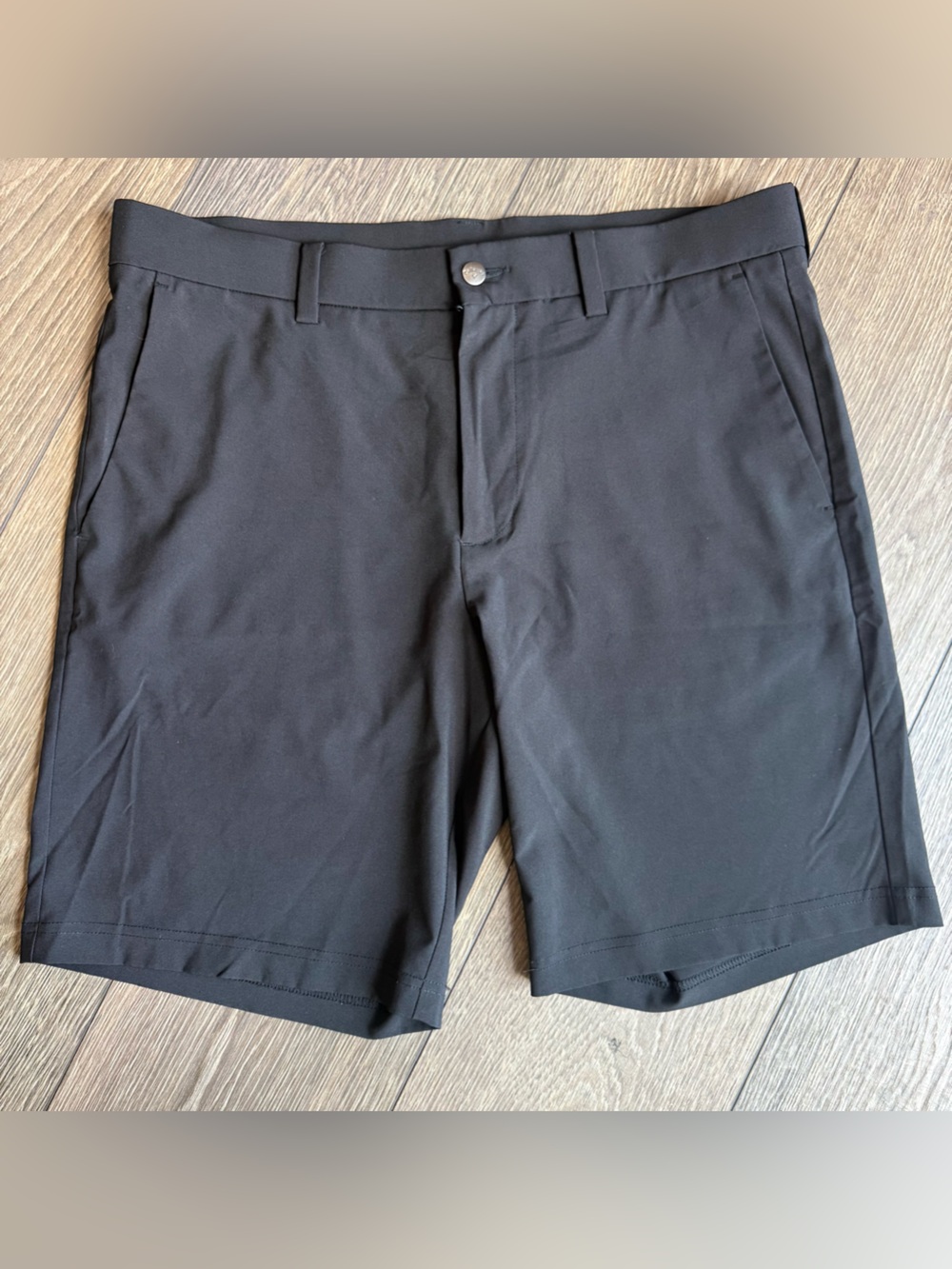 Callaway Black Flat-Front Performance Golf Shorts